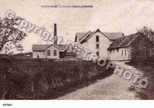 Ville de CHEVROZ, carte postale ancienne