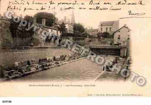 Ville de DOUELAFONTAINE, carte postale ancienne