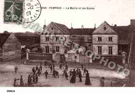 Ville de FAMPOUX, carte postale ancienne