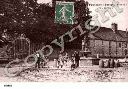 Ville de FONTENAYTRESIGNY, carte postale ancienne