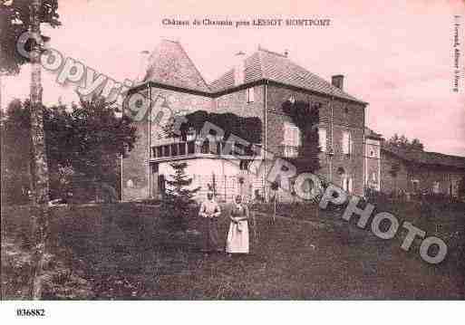 Ville de MONTPONTENBRESSE, carte postale ancienne