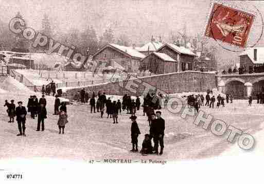 Ville de MORTEAU, carte postale ancienne