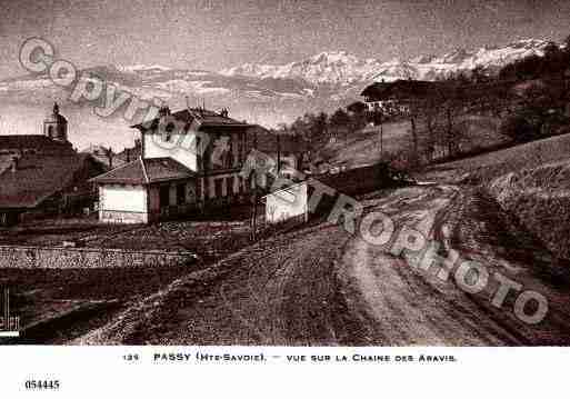 Ville de PASSY, carte postale ancienne