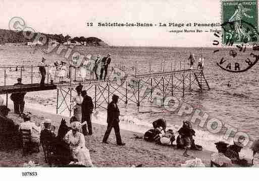 Ville de SABLETTES(LES), carte postale ancienne