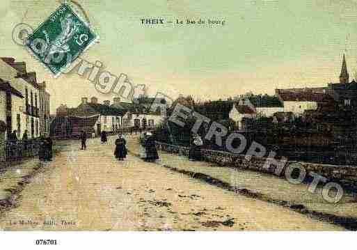 Ville de THEIX, carte postale ancienne