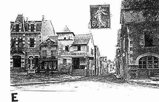 Ville de VILLENEUVED'AVEYRON, carte postale ancienne