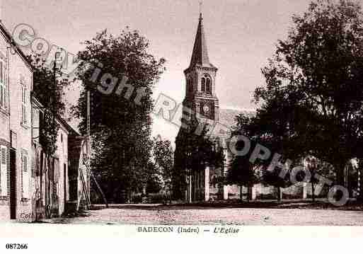 Ville de BADECONLEPIN, carte postale ancienne