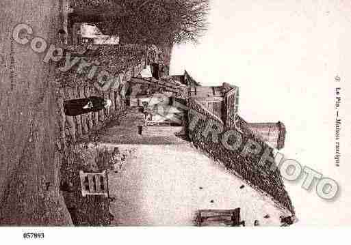 Ville de BADECONLEPIN, carte postale ancienne