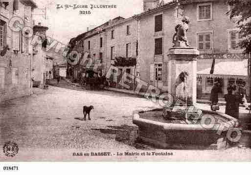 Ville de BASENBASSET, carte postale ancienne