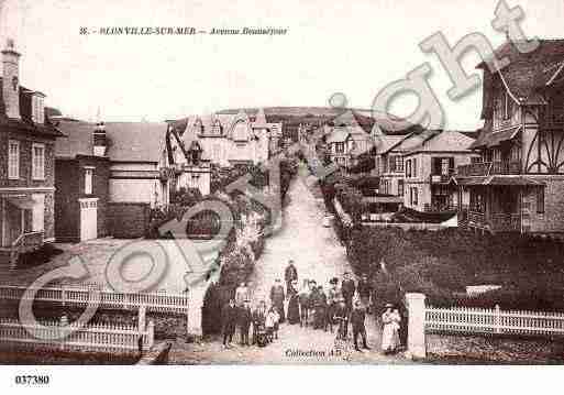 Ville de BLONVILLESURMER, carte postale ancienne