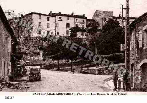 Ville de CASTELNAUDEMONTMIRAL, carte postale ancienne