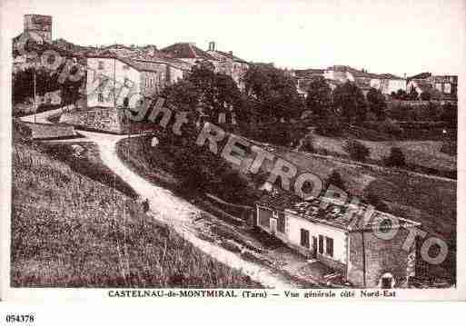 Ville de CASTELNAUDEMONTMIRAL, carte postale ancienne