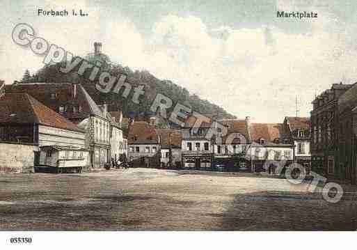 Ville de FORBACH, carte postale ancienne