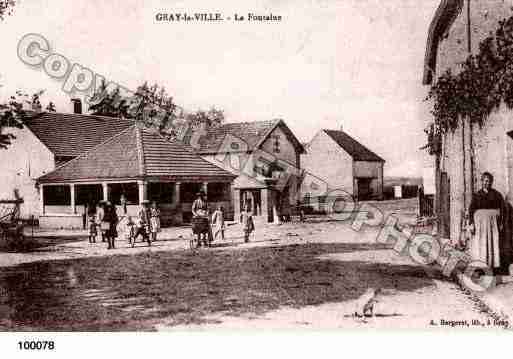 Ville de GRAYLAVILLE, carte postale ancienne
