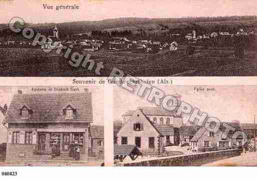 Ville de GUMBRECHTSHOFFEN, carte postale ancienne
