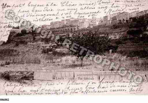 Ville de LAURIS, carte postale ancienne