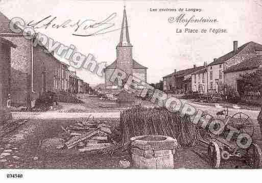 Ville de MORFONTAINE, carte postale ancienne