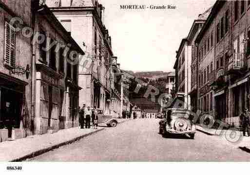 Ville de MORTEAU, carte postale ancienne