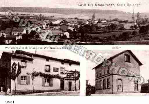 Ville de NEUNKIRCHENLESBOUZONVILLE, carte postale ancienne