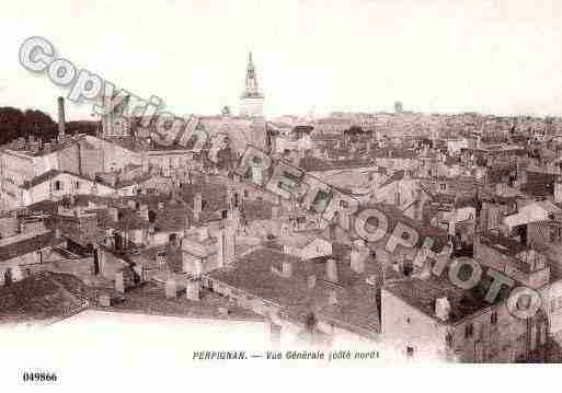Ville de PERPIGNAN, carte postale ancienne