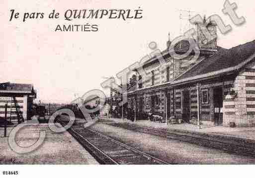 Ville de QUIMPERLE, carte postale ancienne