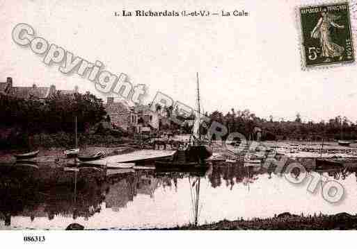 Ville de RICHARDAIS(LA), carte postale ancienne