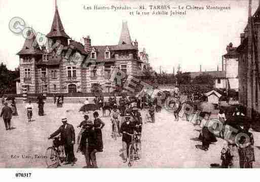 Ville de TARBES, carte postale ancienne