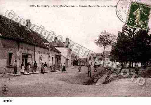 Ville de UZAYLEVENON, carte postale ancienne