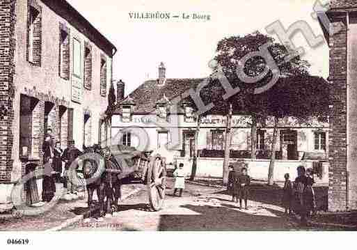 Ville de VILLEBEON, carte postale ancienne