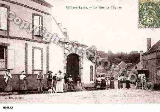 Ville de VILLIERSLOUIS, carte postale ancienne