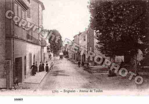 Ville de BRIGNOLES, carte postale ancienne