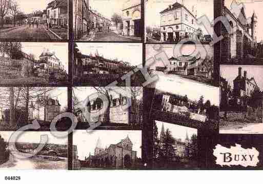 Ville de BUXY, carte postale ancienne