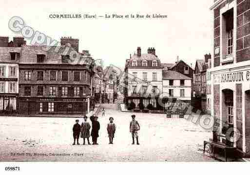 Ville de CORMEILLES, carte postale ancienne