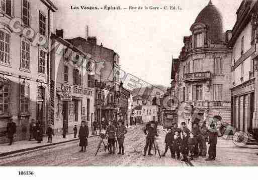 Ville de EPINAL, carte postale ancienne