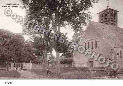 Ville de LEUDEVILLE, carte postale ancienne