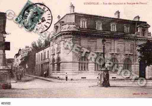 Ville de LUNEVILLE, carte postale ancienne