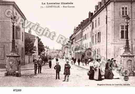 Ville de LUNEVILLE, carte postale ancienne