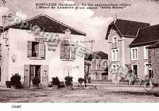 Ville de MONPAZIER, carte postale ancienne