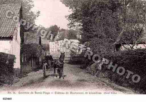 Ville de MONTCAVREL, carte postale ancienne