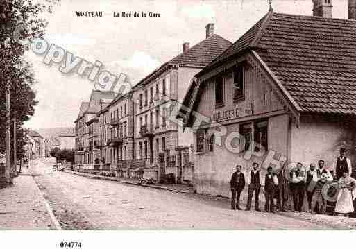 Ville de MORTEAU, carte postale ancienne