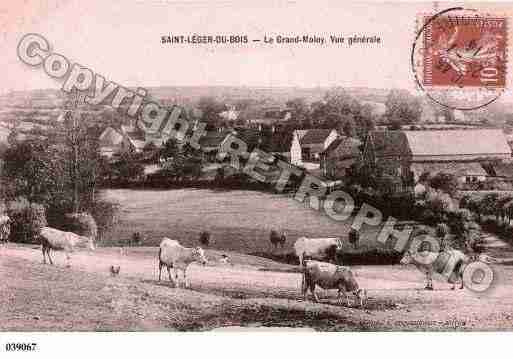 Ville de SAINTLEGERDUBOIS, carte postale ancienne