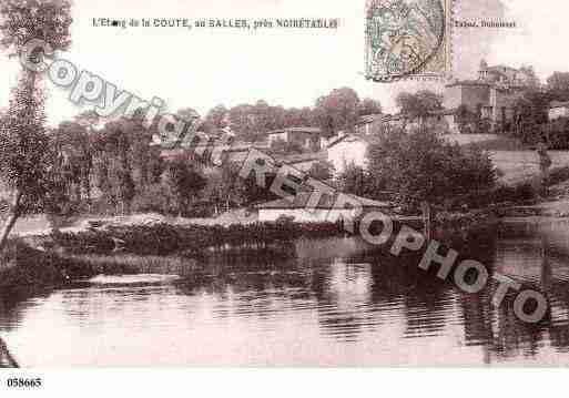 Ville de SALLES(LES), carte postale ancienne