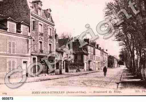 Ville de SOISYSURSEINE, carte postale ancienne