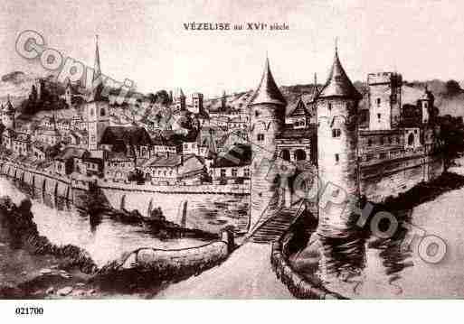 Ville de VEZELISE, carte postale ancienne