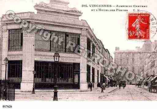 Ville de VINCENNES, carte postale ancienne