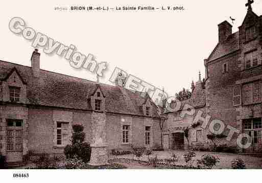 Ville de BRION, carte postale ancienne