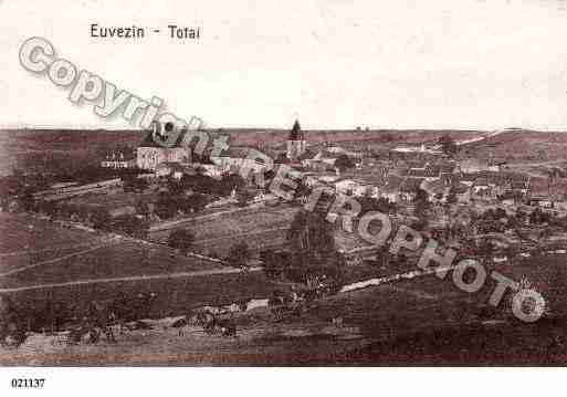 Ville de EUVEZIN, carte postale ancienne