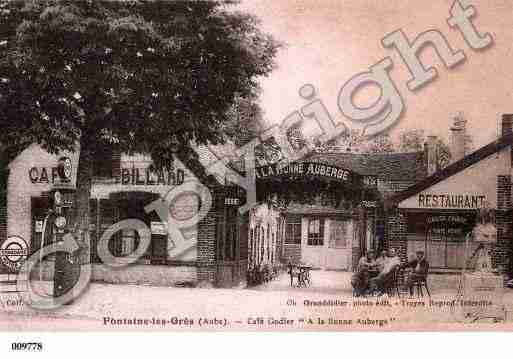 Ville de FONTAINELESGRES, carte postale ancienne