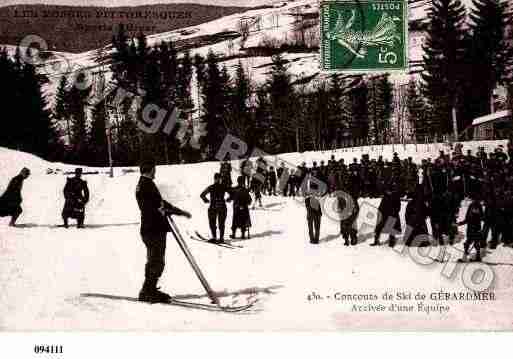 Ville de GERARDMER, carte postale ancienne