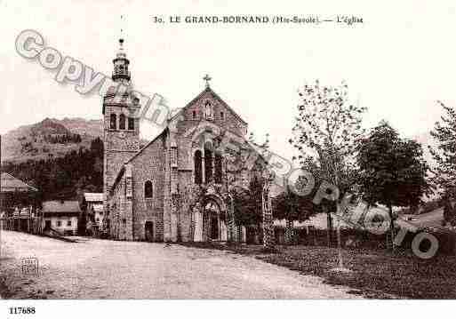 Ville de GRANDBORNAND(LE), carte postale ancienne